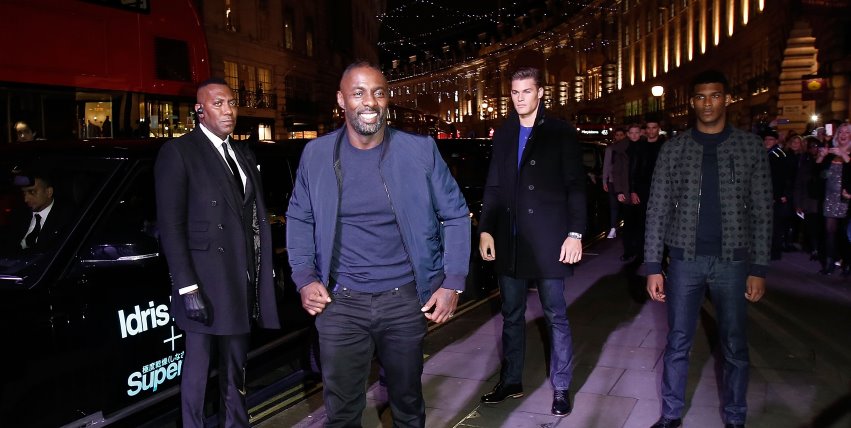 Idris Elba + Superdry Collection launches at Regent Street store
